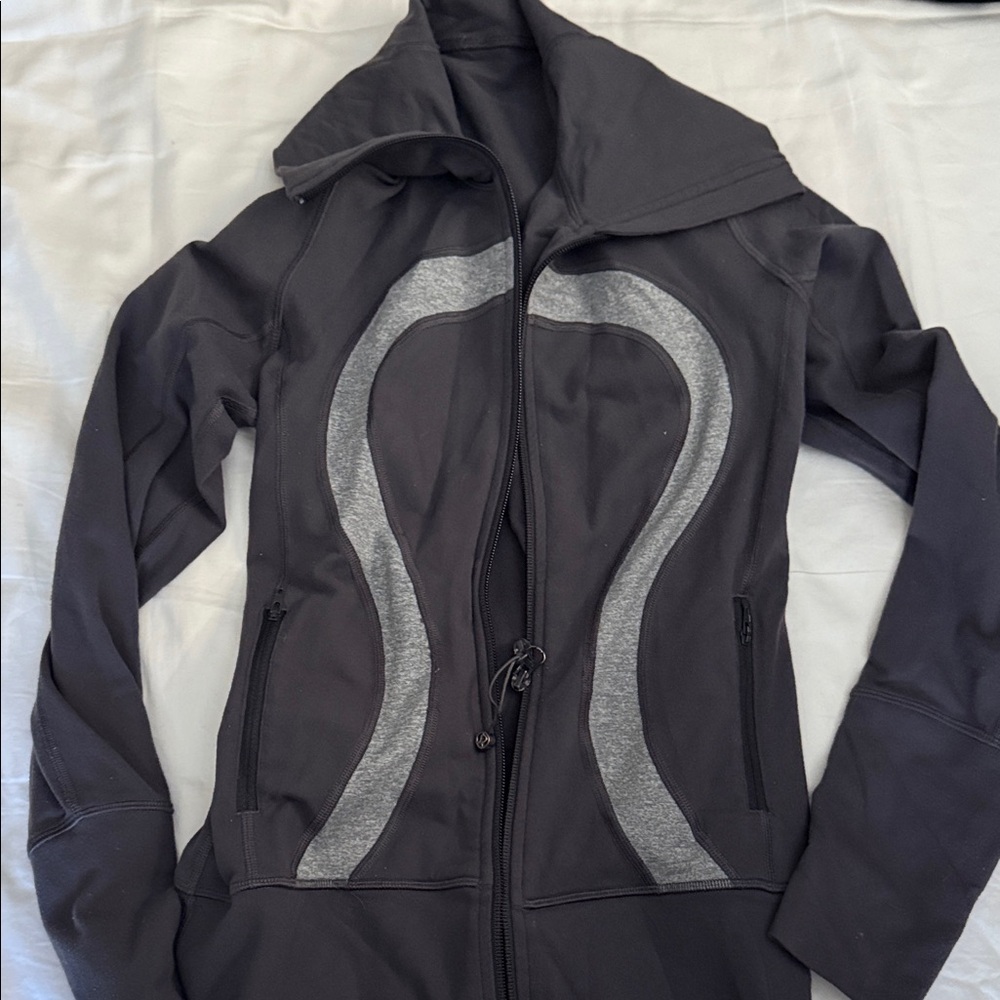 lululemon athletica Black and Gray Utility Jacket